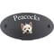 Personalised West Highland White Terrier Dog Motif Oval Slate House Sign Plaque 25x13cm