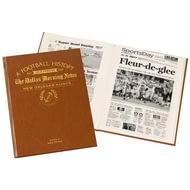 Personalised New Orleans Saints American NFL Football Newspaper Book