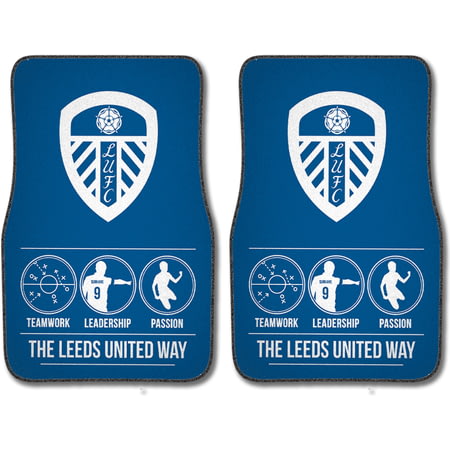 Personalised Leeds United FC Way Front Car Mats