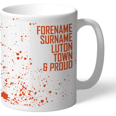 Personalised Luton Town FC Proud Mug