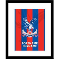 Personalised Crystal Palace FC Bold Crest Framed Print