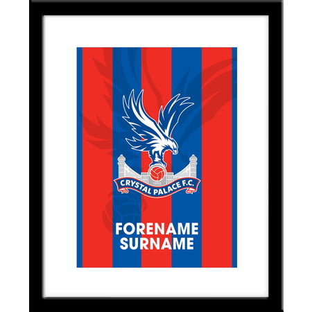 Personalised Crystal Palace FC Bold Crest Framed Print