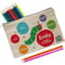 Personalised Very Hungry Caterpillar Loves To Colour Pencil Case