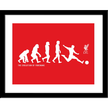 Personalised Liverpool FC Evolution Framed Print