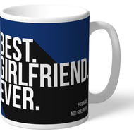 Personalised Millwall FC Best Girlfriend Ever Mug