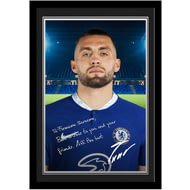 Personalised Chelsea FC Mateo Kovačić Autograph A4 Framed Player Photo
