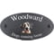 Personalised Great Dane Dog Motif Oval Slate House Sign Plaque 25x13cm