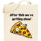 Personalised Pizza Tote Bag