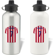 Personalised Stoke City FC Shirt Aluminium Sports Water Bottle