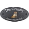 Personalised Weasel Wildlife Animal Motif Oval Slate House Sign Plaque 25x13cm