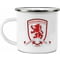 Personalised Middlesbrough FC Back Of Shirt Enamel Camping Mug