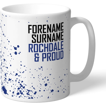 Personalised Rochdale AFC Proud Mug