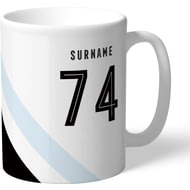 Personalised Swansea City Stripe Mug