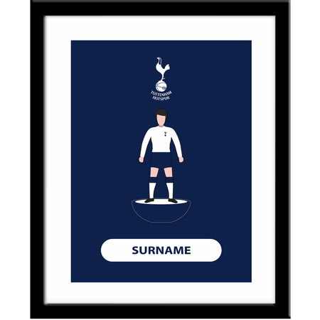 Personalised Tottenham Hotspur FC Player Figure Framed Print