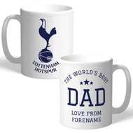 Personalised Tottenham Hotspur World's Best Dad Mug