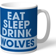 Personalised Warrington Wolves Eat Sleep Drink Mug