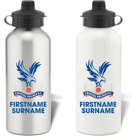 Personalised Crystal Palace FC Bold Crest Aluminium Sports Water Bottle