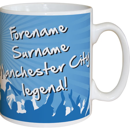 Personalised Manchester City FC Legend Mug