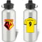 Personalised Watford FC Shirt Aluminium Sports Water Bottle