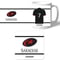 Personalised Saracens Shirt Mug & Coaster Set