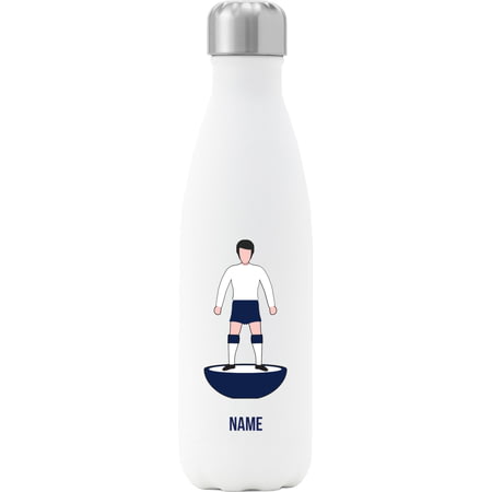 Personalised Tottenham Hotspur Player Figure Insulated Water Bottle - 500ml - White