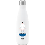 Personalised Leeds United Player Figure Insulated Water Bottle - 500ml - White