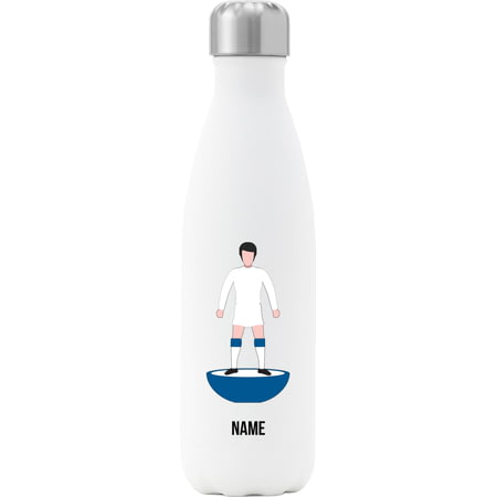 Personalised Leeds United Player Figure Insulated Water Bottle - 500ml - White