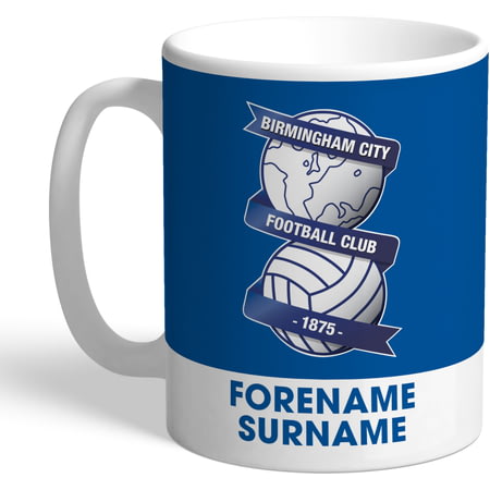 Personalised Birmingham City Bold Crest Mug