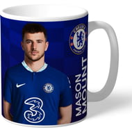 Personalised Chelsea FC Mason Mount Autograph Player Photo 11oz Ceramic Mug