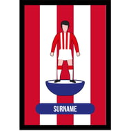 Personalised Stoke City Player Figure A4 Framed Print