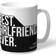 Personalised Derby County Best Girlfriend Ever Mug