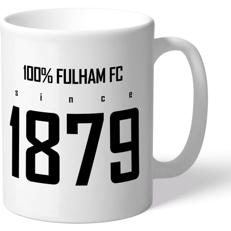 Personalised Fulham FC 100 Percent 11oz Ceramic Mug