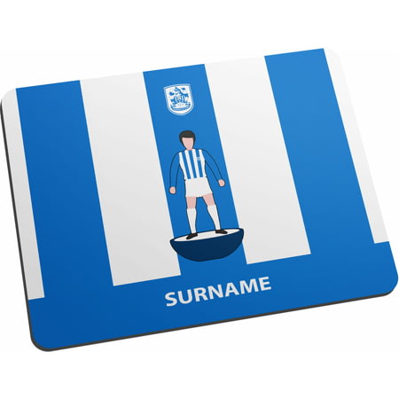 Personalised Huddersfield Town Player Figure Mouse Mat