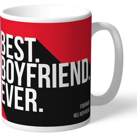 Personalised Nottingham Forest Best Boyfriend Ever Mug