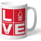 Personalised Nottingham Forest Love Mug