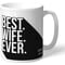 Personalised Swansea City Best Wife Ever Mug