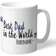 Personalised West Bromwich Albion Best Dad In The World Mug