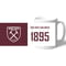 Personalised West Ham United FC 100 Percent Mug