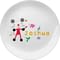 Personalised Arty Mouse Single Character Splash Ceramic Plate