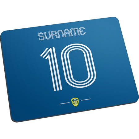 Personalised Leeds United FC Retro Shirt Mouse Mat