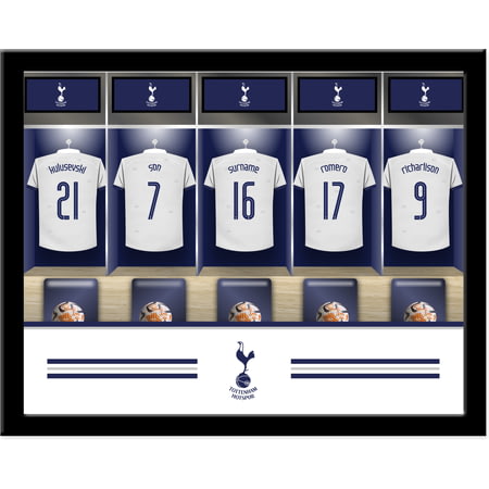 Personalised Tottenham Hotspur FC Dressing Room Shirts Framed Print