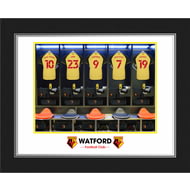 Personalised Watford FC Dressing Room Shirts Photo Folder