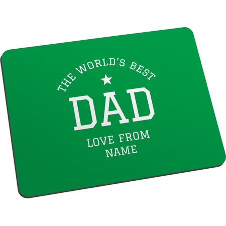 Personalised Celtic FC World's Best Dad Mouse Mat