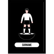 Personalised Derby County Player Figure A4 Framed Print