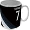 Personalised Swansea City Colour Stripe Ceramic Mug