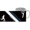Personalised Swansea City Colour Stripe Ceramic Mug