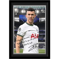 Personalised Tottenham Hotspur FC Perisic Autograph A4 Framed Player Photo