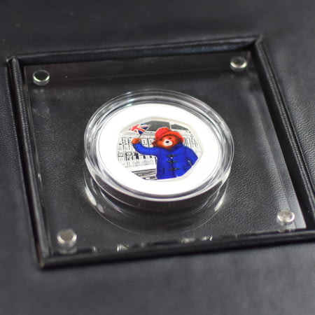 Personalised Silver Proof Paddington 50p In A Deluxe Personalised Gift Box