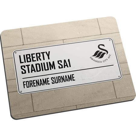 Personalised Swansea City AFC Street Sign Mouse Mat