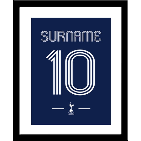 Personalised Tottenham Hotspur FC Retro Shirt Framed Print